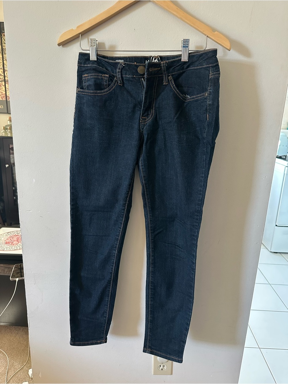 Bluenotes Dark Indigo Skinny Jeans, length 34”